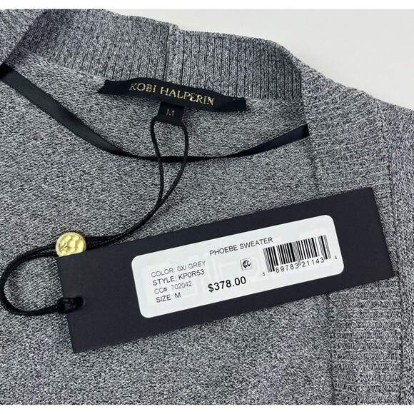 Kobi Halperin Phoebe Long Cardigan Sweater M Sequin Pockets Glam Holiday Party - Picture 4 of 10